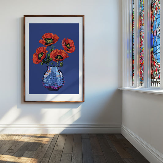 Poppy Vase Print